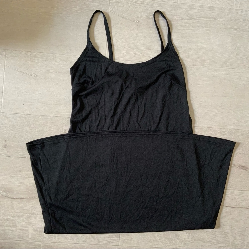 Women’s Lingerie Black Slip Dress
